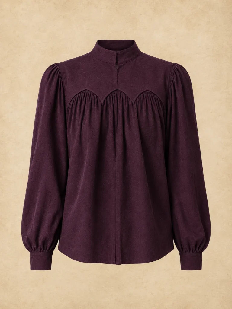 Arcade Yoke Blouse, front view
