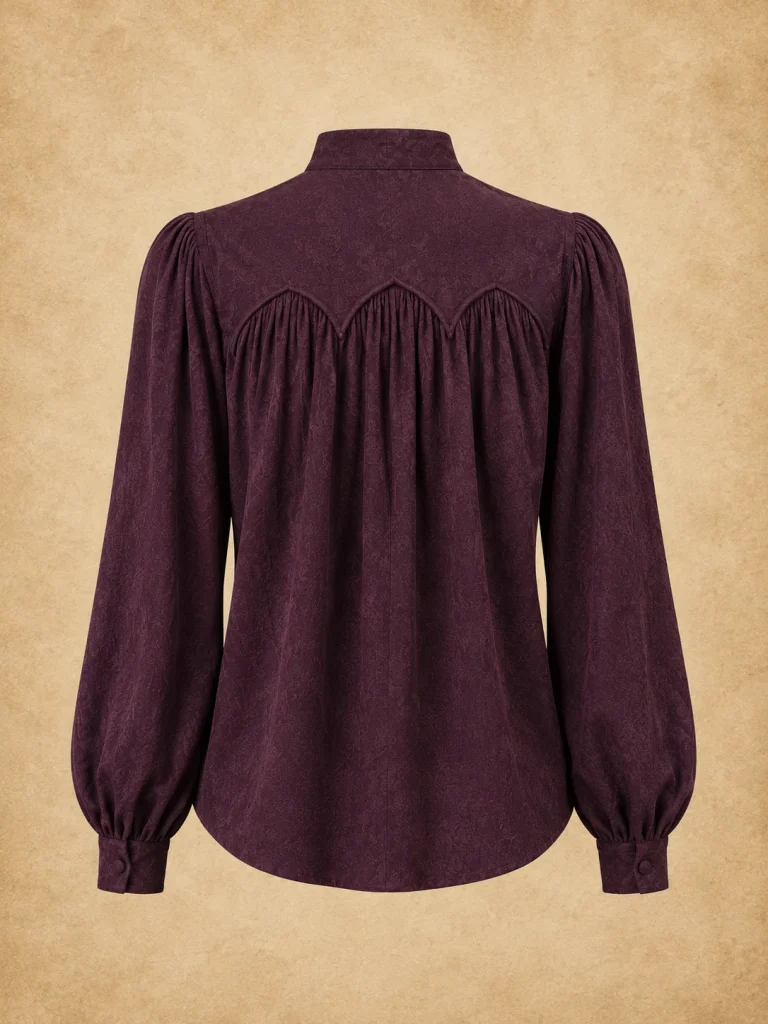 Arcade Yoke Blouse, back view