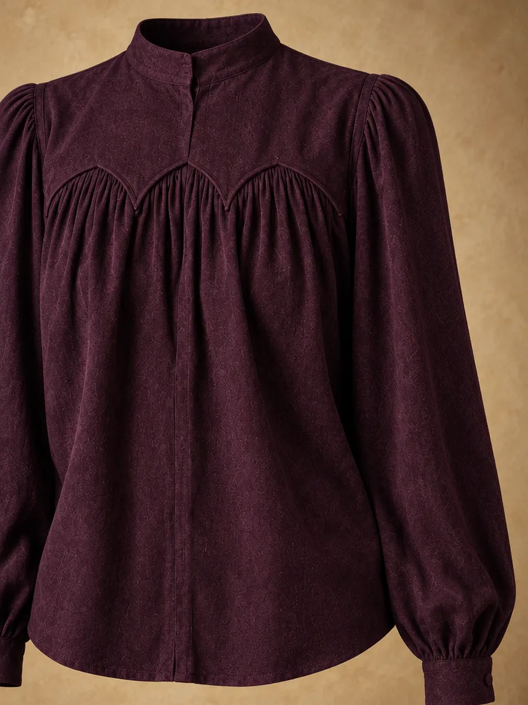 Arcade Yoke Blouse, detail