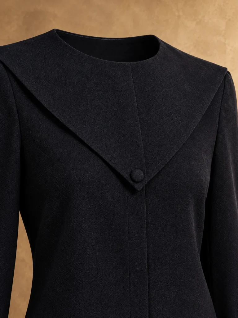 Envelope Collar Blouse, detail