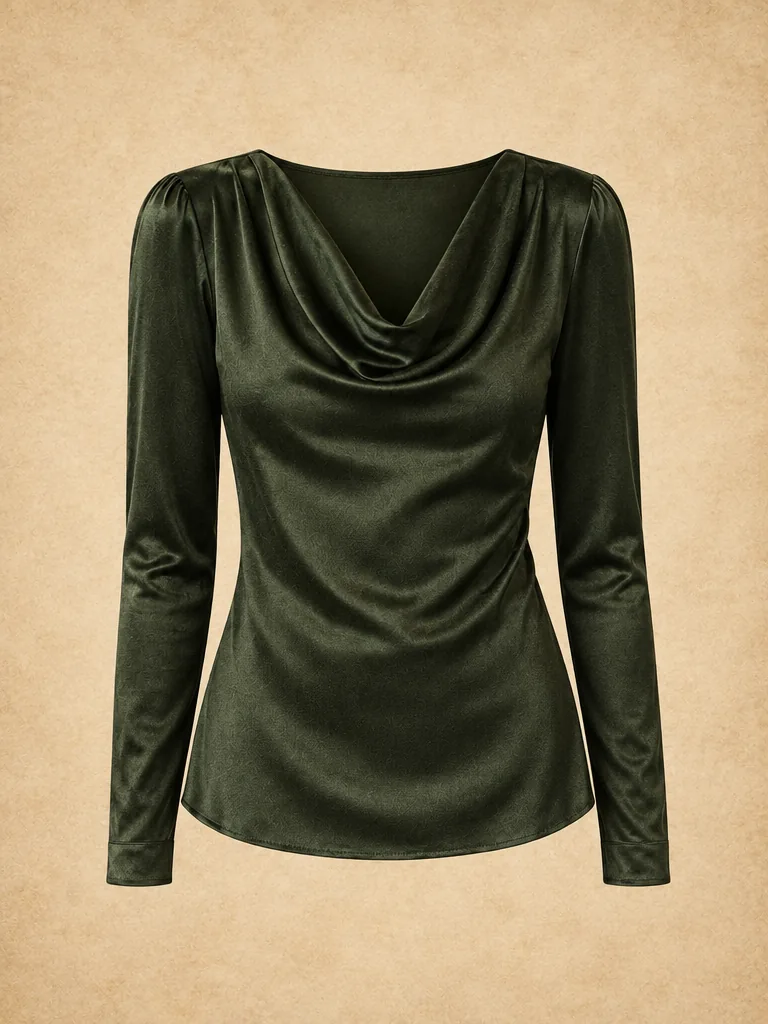 Epistle Cowl Top, front view