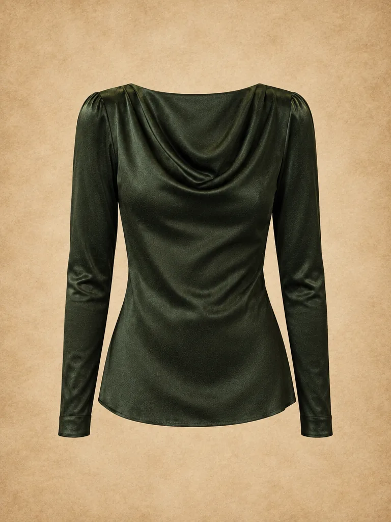 Epistle Cowl Top, back view