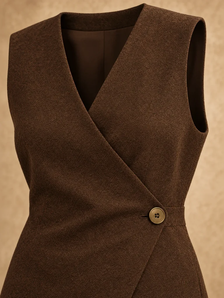 Folded Letter Vest, detail