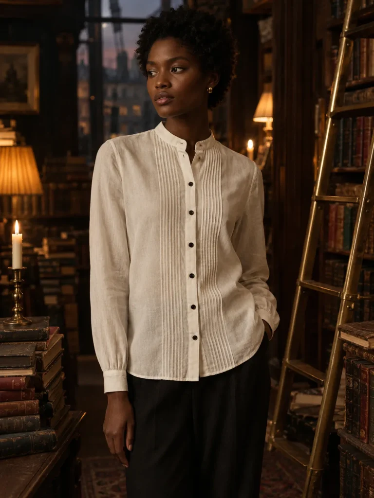 Folio Contrast Button Shirt, worn