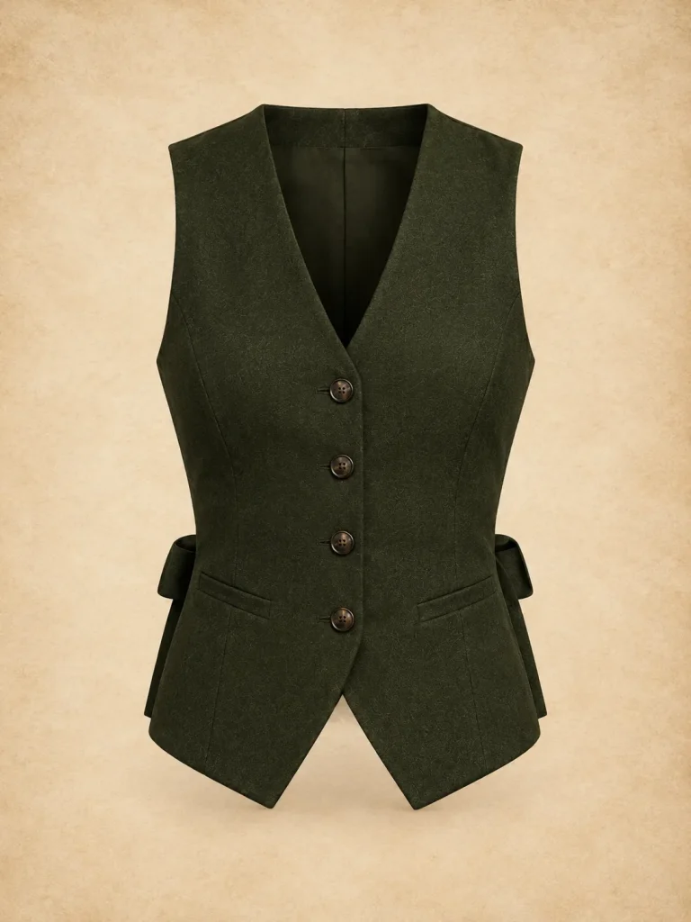 Lamplighter Tie-Back Vest, front view
