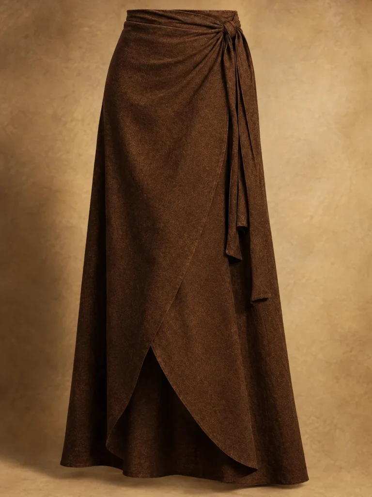 Nightjar Wrap Skirt, detail