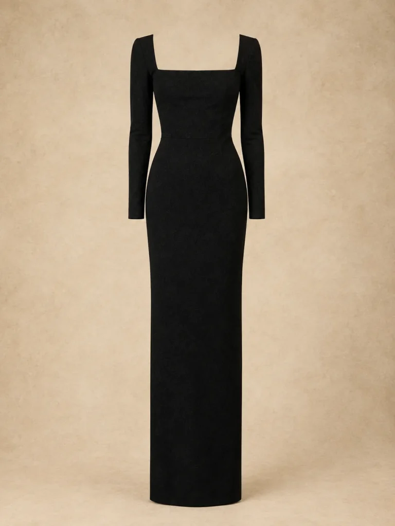 Nocturne Column Dress, front view