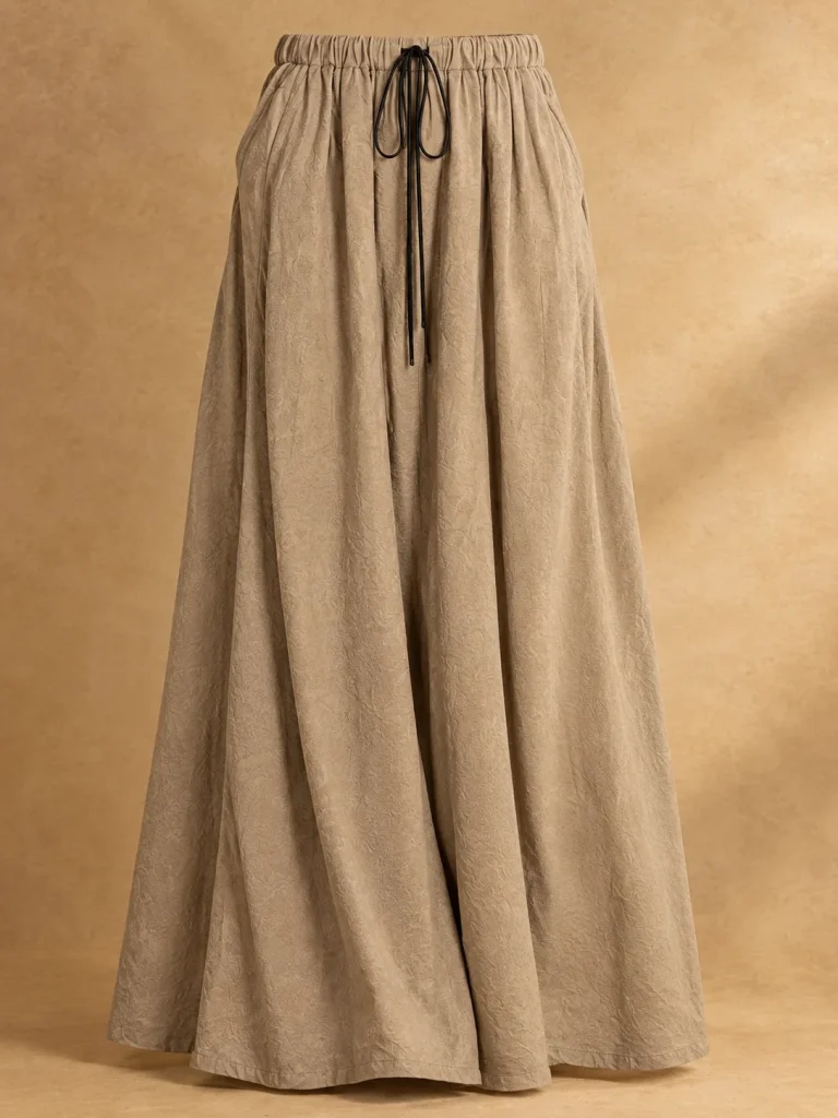 Parchment Drawstring Maxi, detail
