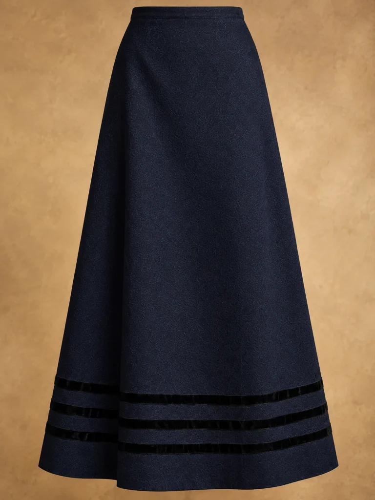 Ribbonmark Maxi Skirt, detail