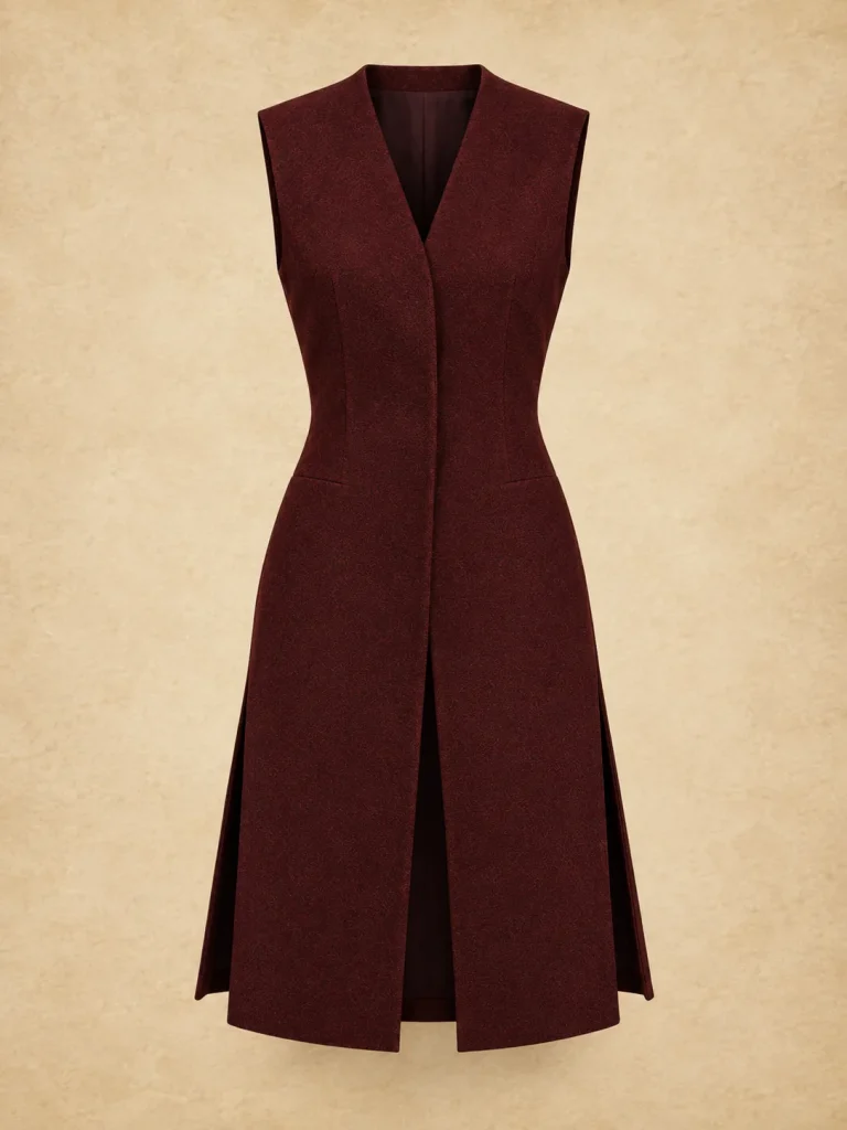 Sealed Knee-Length Vest, front view