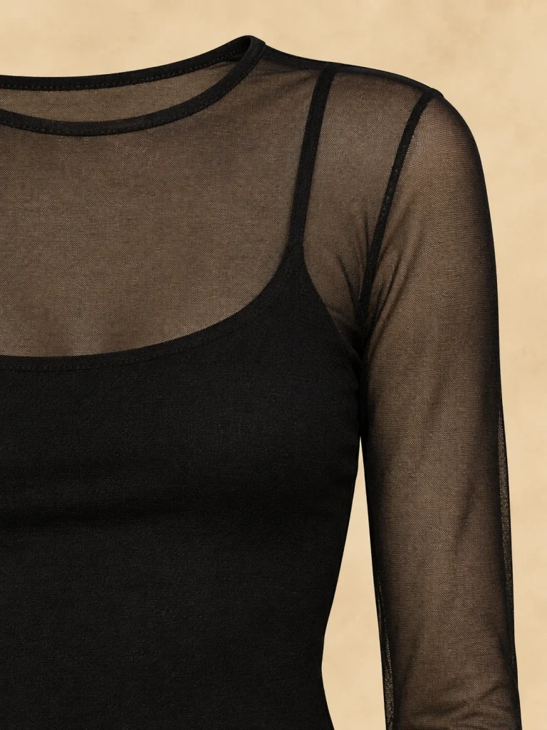 Veil Mesh Layer Top, detail